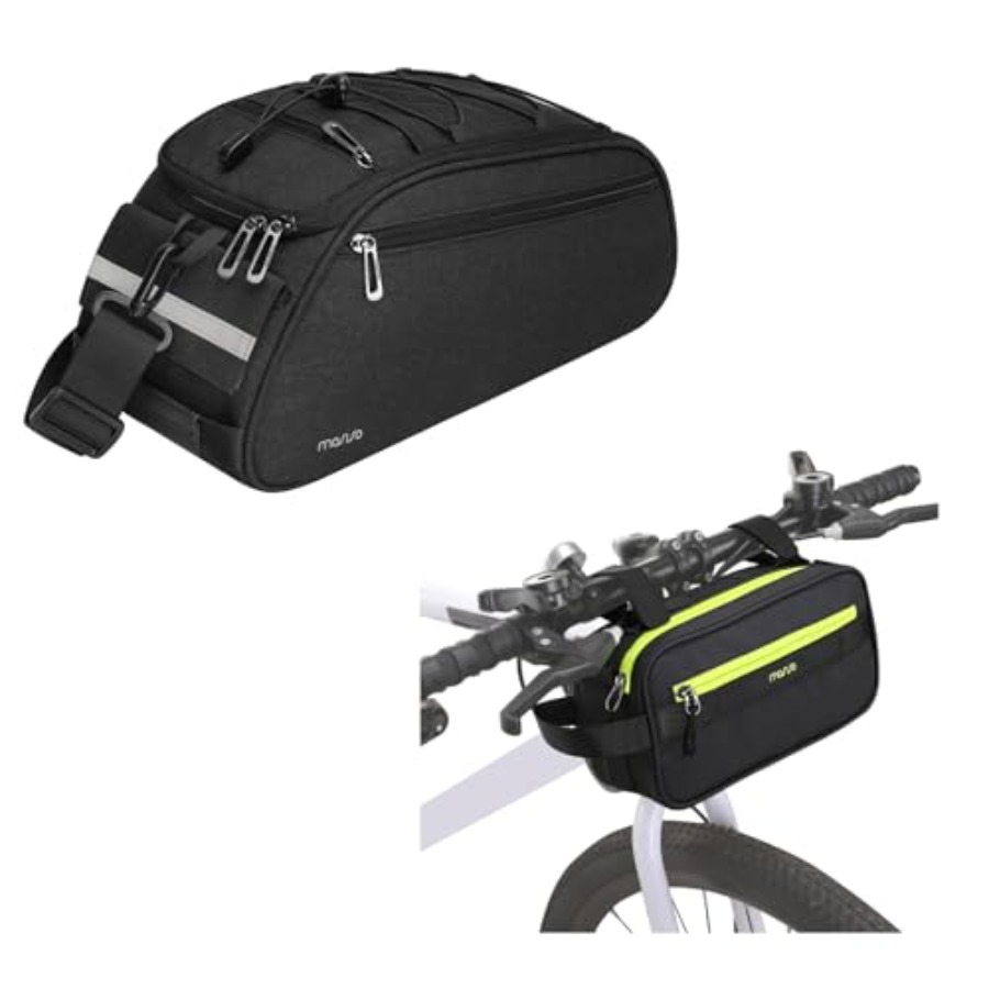 Panniers Waterproof Rear - Bike Handlebar Bag, Bicycle Frame Bag