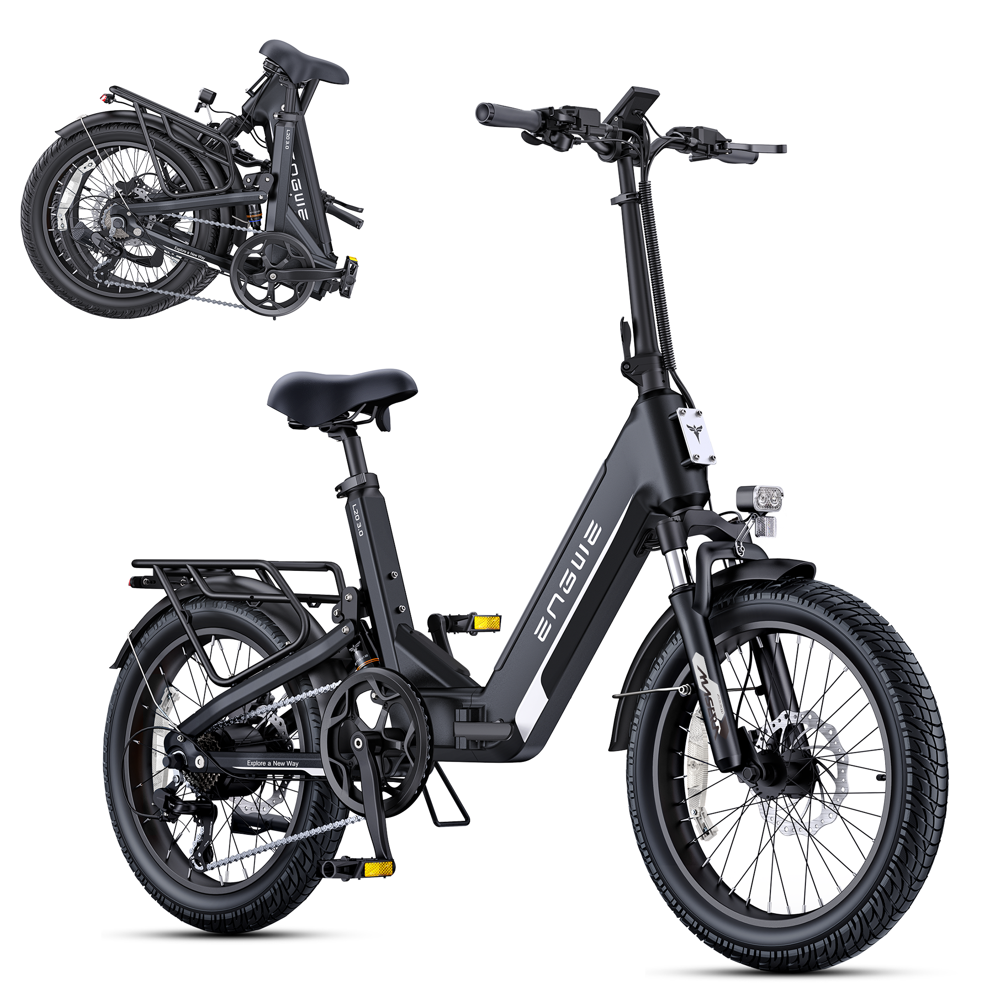 Commuting With Bike - ENGWE L20 3.0 Full Suspension E-Bike,