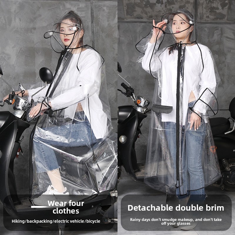 Transparent EVA Rain Poncho Ho – Cycling Commute Rain Bewertung und Preis