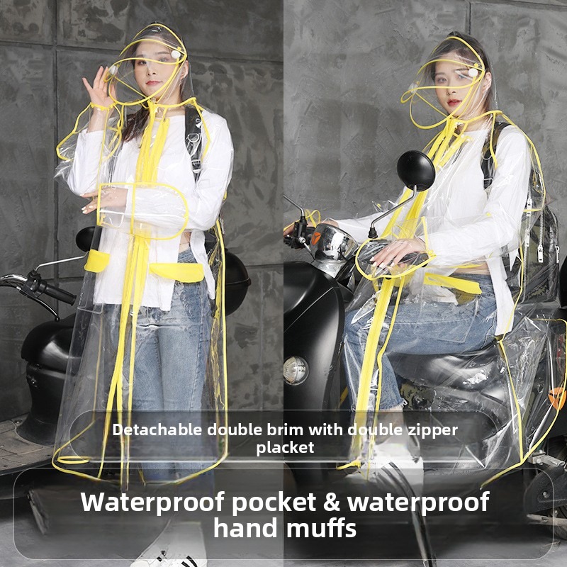 Transparent EVA Rain Poncho Ho – Cycling Commute Rain Bewertung und Preis