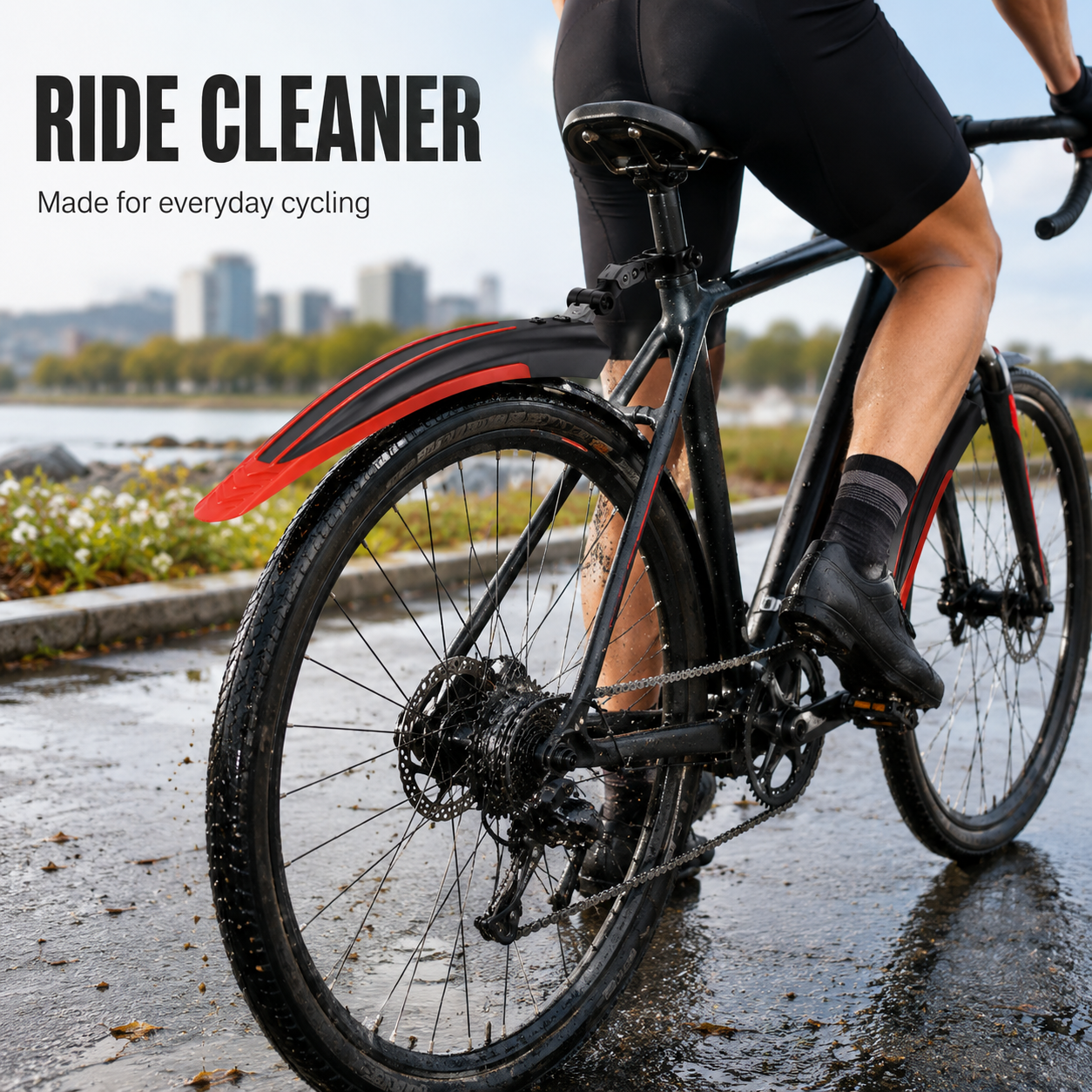 PINMOAP 2PCS Bicycle Mudguard  – Cycling Commute Rain Bewertung und Preis