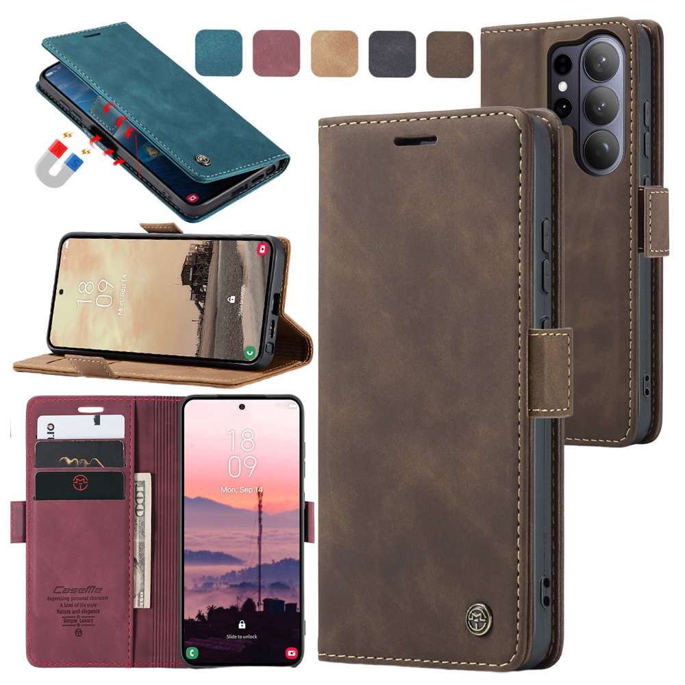 Flip Leather Case for Samsung  – Kickstand Adjustable Bewertung und Preis