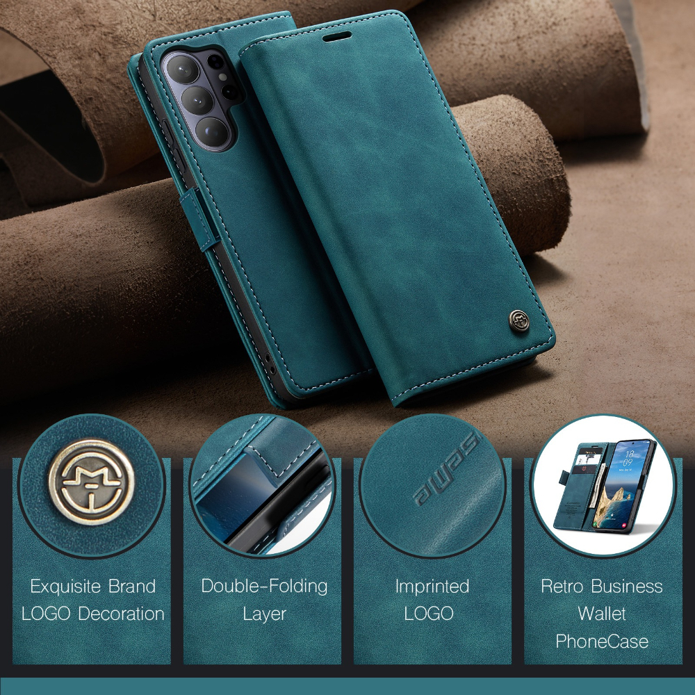 Flip Leather Case for Samsung  – Kickstand Adjustable Bewertung und Preis