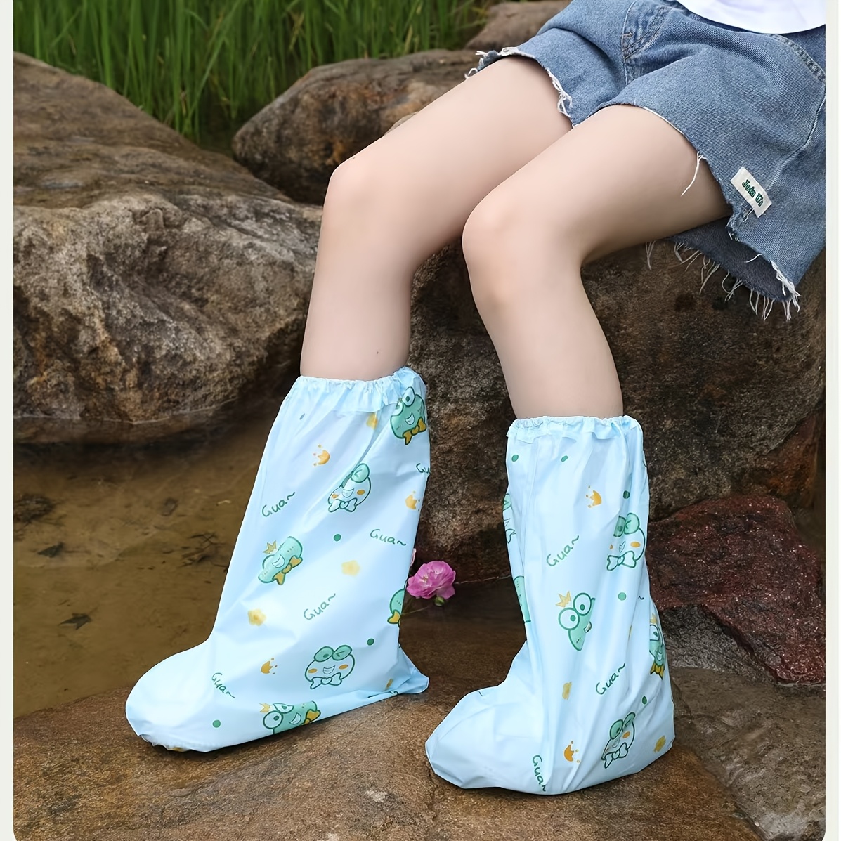 10pc Frog Cartoon Shoe Covers  – Cycling Commute Shoes Bewertung und Preis