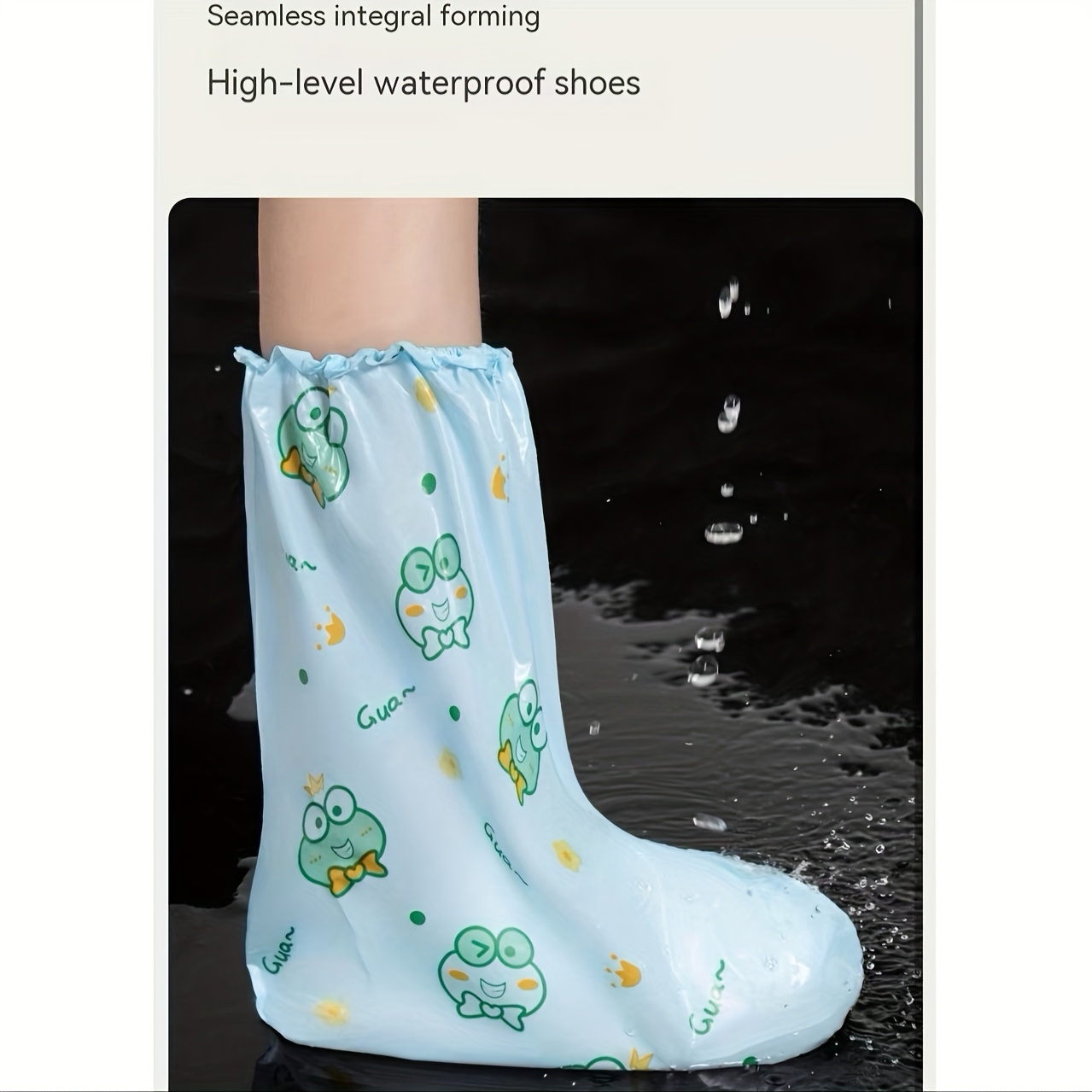 10pc Frog Cartoon Shoe Covers  – Cycling Commute Shoes Bewertung und Preis