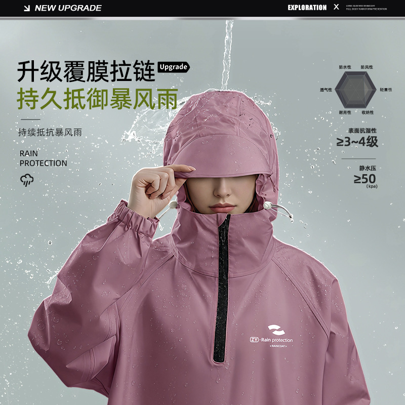 Unisex Long Sleeve Hooded Rain – Cycling Commute Rain Bewertung und Preis