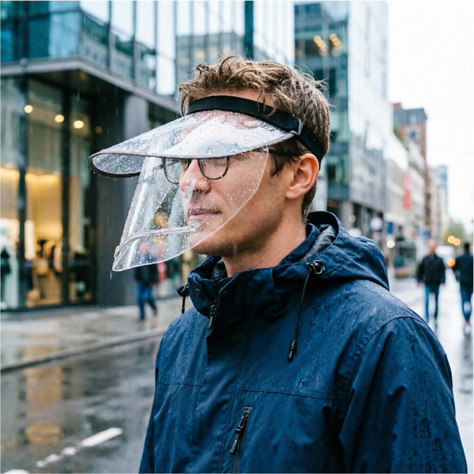 Rain Shield For Face Wide Brim – Cycling Commute Rain Bewertung und Preis