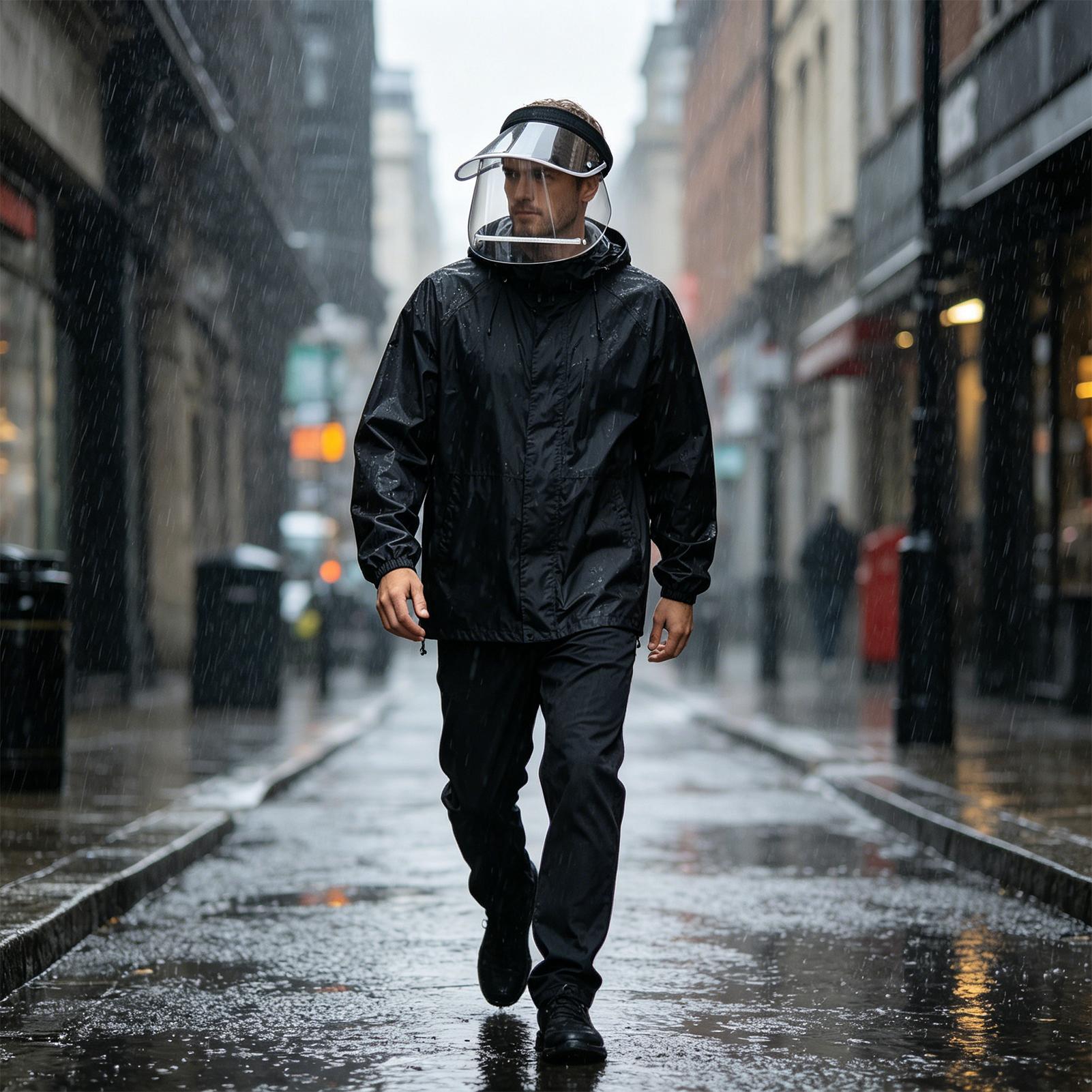 Rain Shield For Face Wide Brim – Cycling Commute Rain Bewertung und Preis