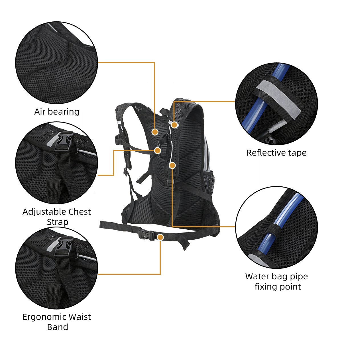 Reflective riding backpack sel – Cycling Commuter Backpack Bewertung und Preis