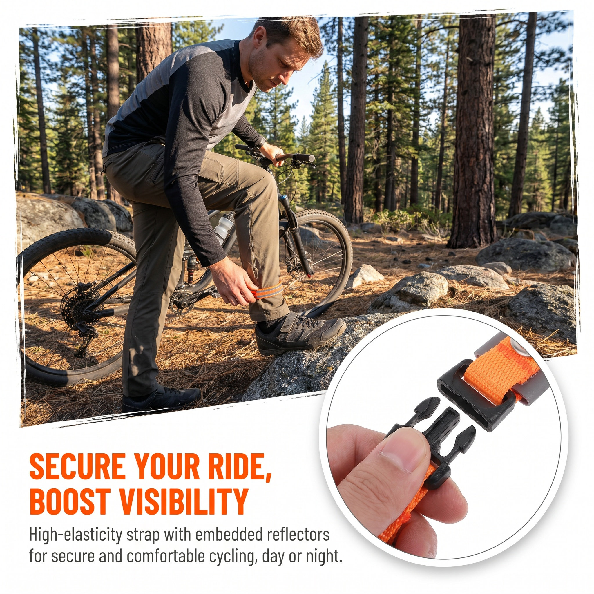 Reflective Cycling Leg Straps  – Cycling Commute Pants Bewertung und Preis