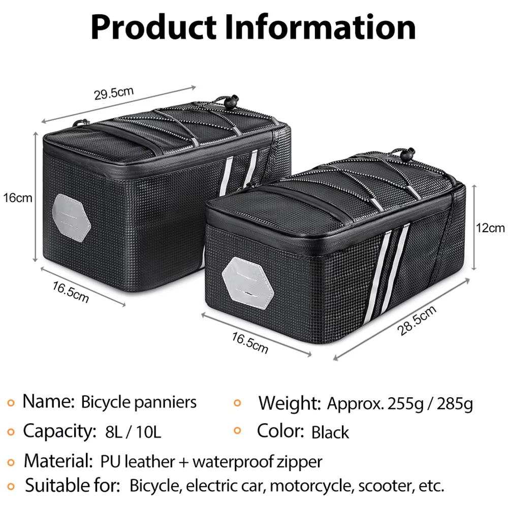 NEWBOLER 8L/10L Bicycle Rear S – Panniers Waterproof Rear Bewertung und Preis