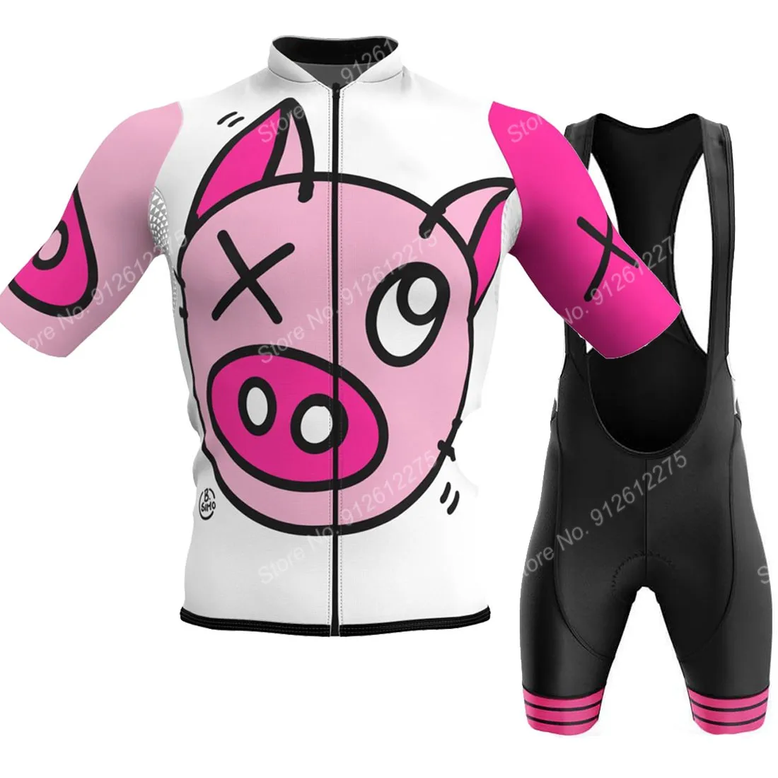 Set Cartoon Comic Pig 2023 Cyc – Cycling Commuter Clothing Bewertung und Preis