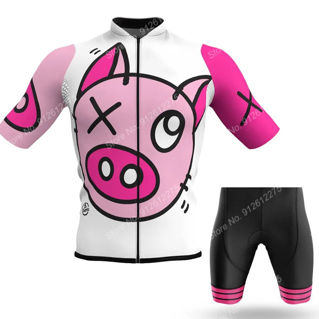 Set Cartoon Comic Pig 2023 Cyc – Cycling Commuter Clothing Bewertung und Preis
