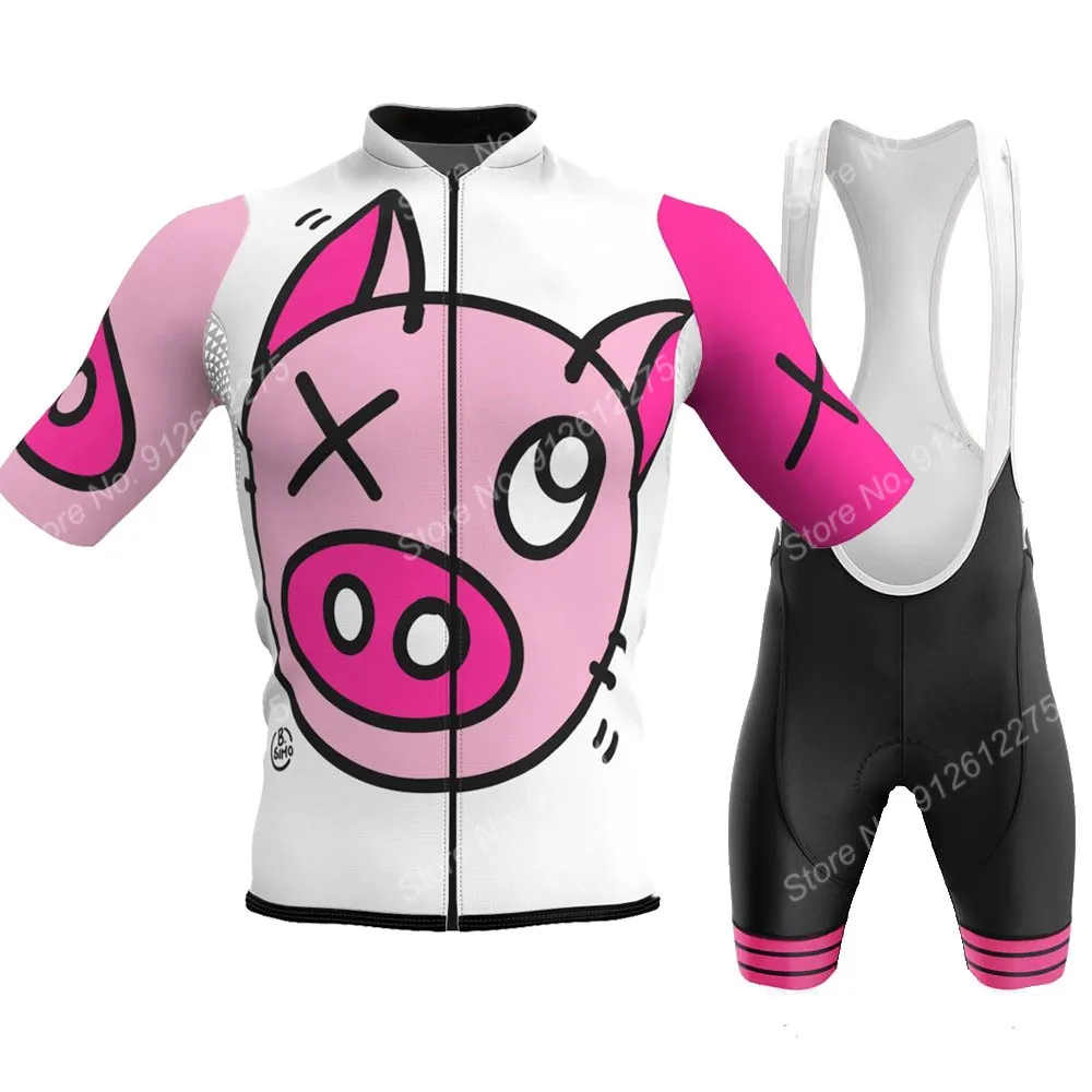 Set Cartoon Comic Pig 2023 Cyc – Cycling Commuter Clothing Bewertung und Preis