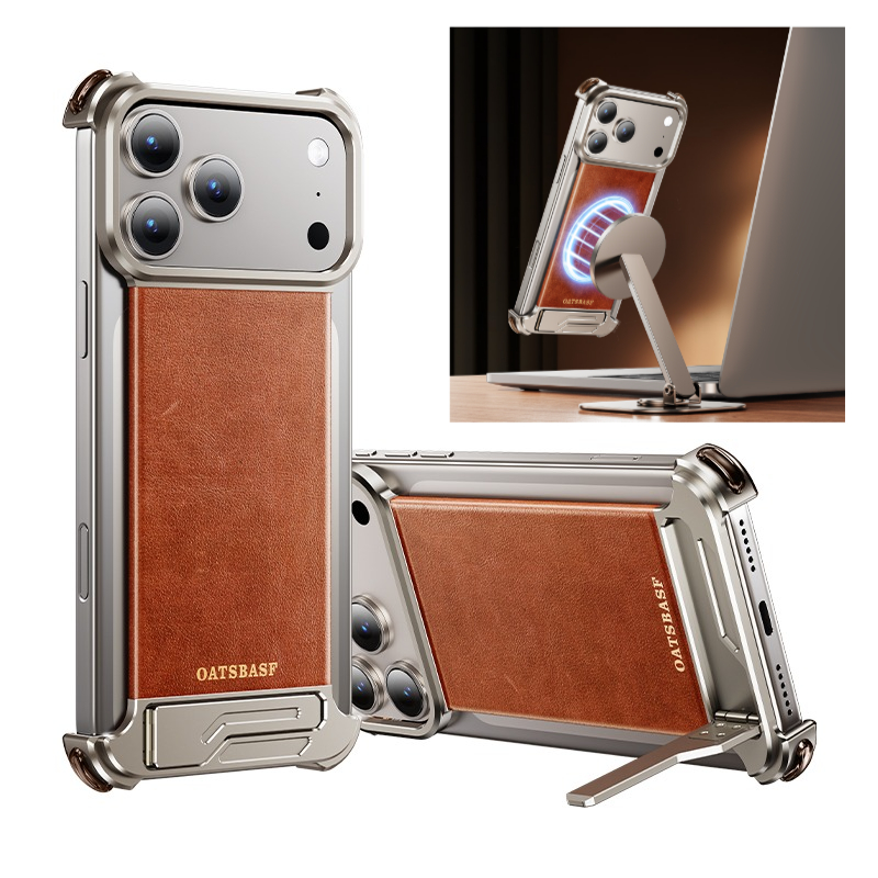 Oatsbasf Leather for iPhone 17 – Kickstand Adjustable Bewertung und Preis
