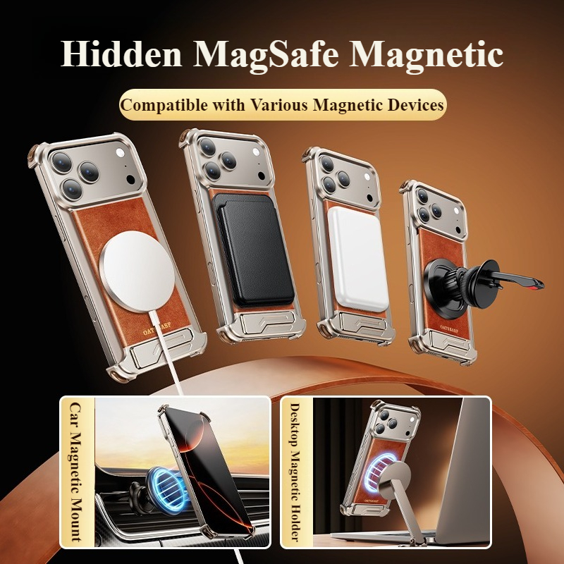Oatsbasf Leather for iPhone 17 – Kickstand Adjustable Bewertung und Preis