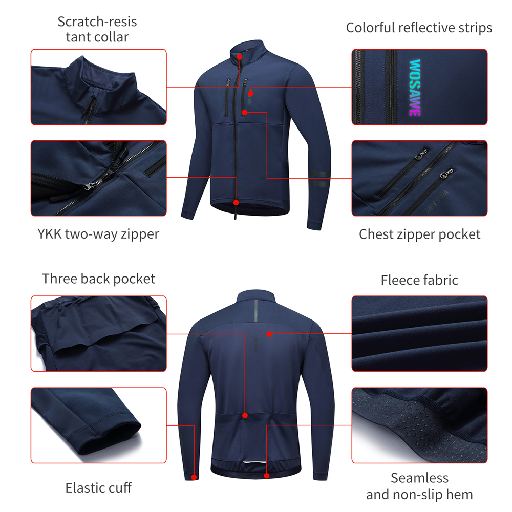WOSAWE Cycling Jacket Winter T – Cycling Commuter Jacket Bewertung und Preis