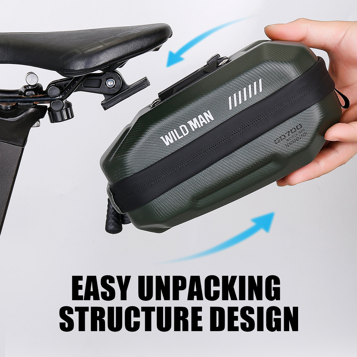 WILD MAN Bike Saddle Bag EVA H – Panniers Waterproof Rear Bewertung und Preis