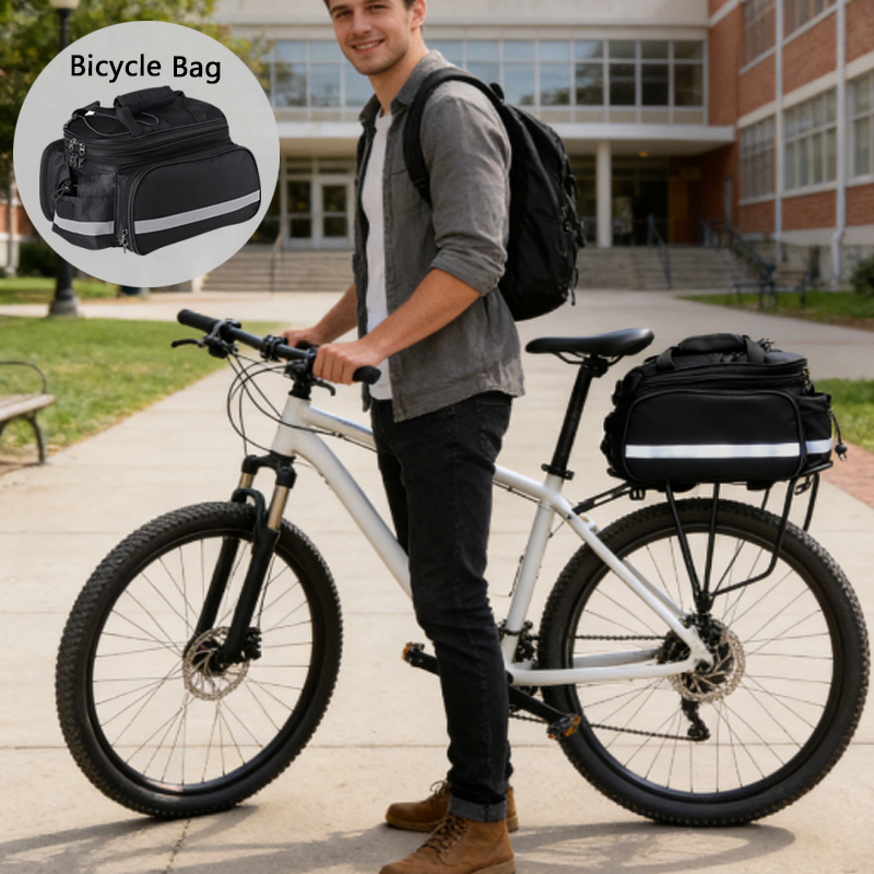 1pcs Bicycle Trunk Bag Bike Re – Cycling Commute Rain Bewertung und Preis