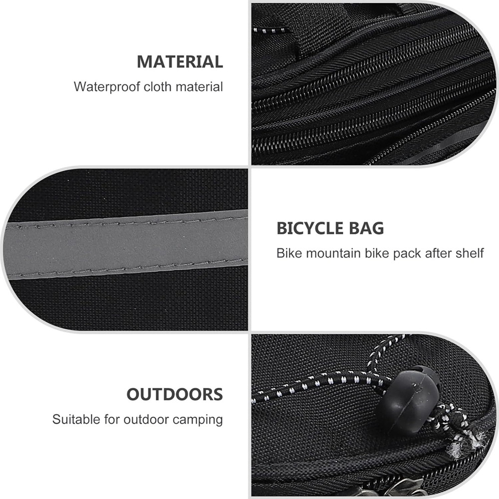 1pcs Bicycle Trunk Bag Bike Re – Cycling Commute Rain Bewertung und Preis