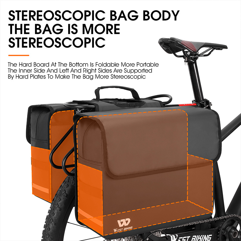 WEST BIKING 36L Large Capacity – Panniers Waterproof Rear Bewertung und Preis