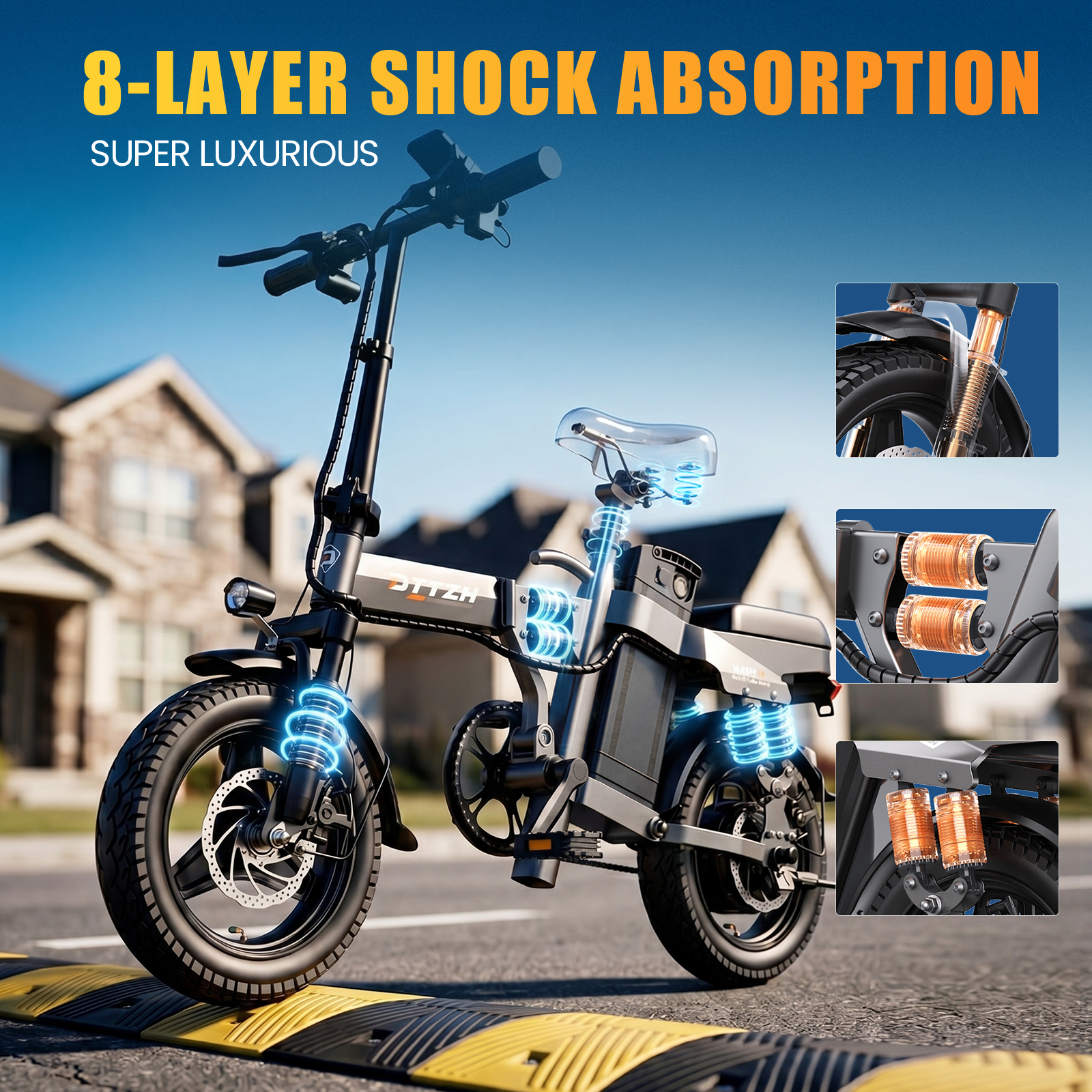 DTTZH A12S Foldable Electric B – Commuting With Bike Bewertung und Preis