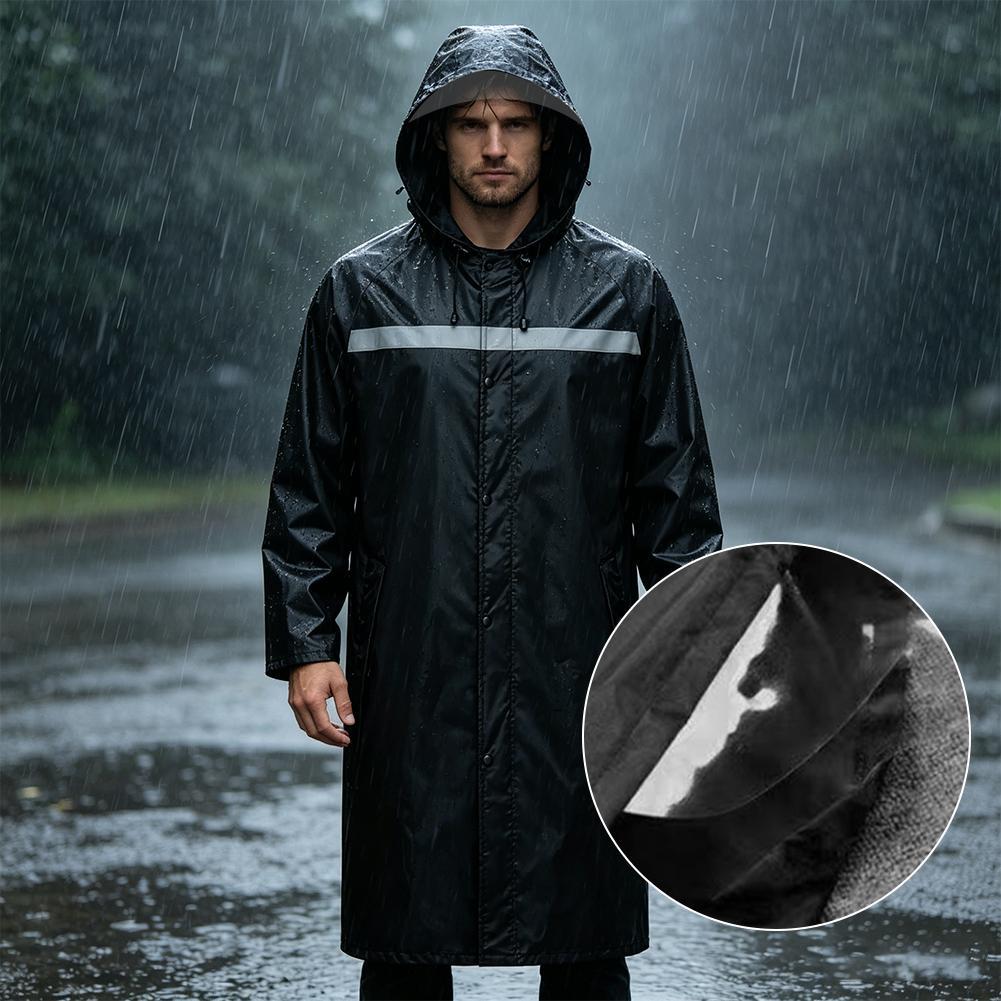 Waterproof Hooded Rain Poncho, – Cycling Commute Rain Bewertung und Preis