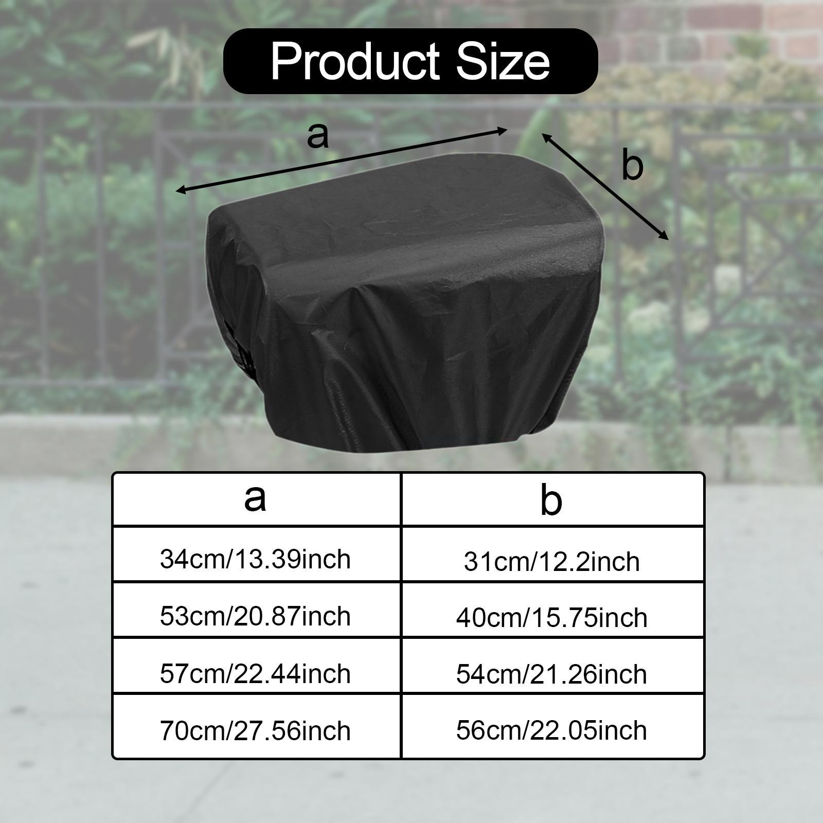 Black Waterproof Bicycle Baske – Cycling Commute Rain Bewertung und Preis