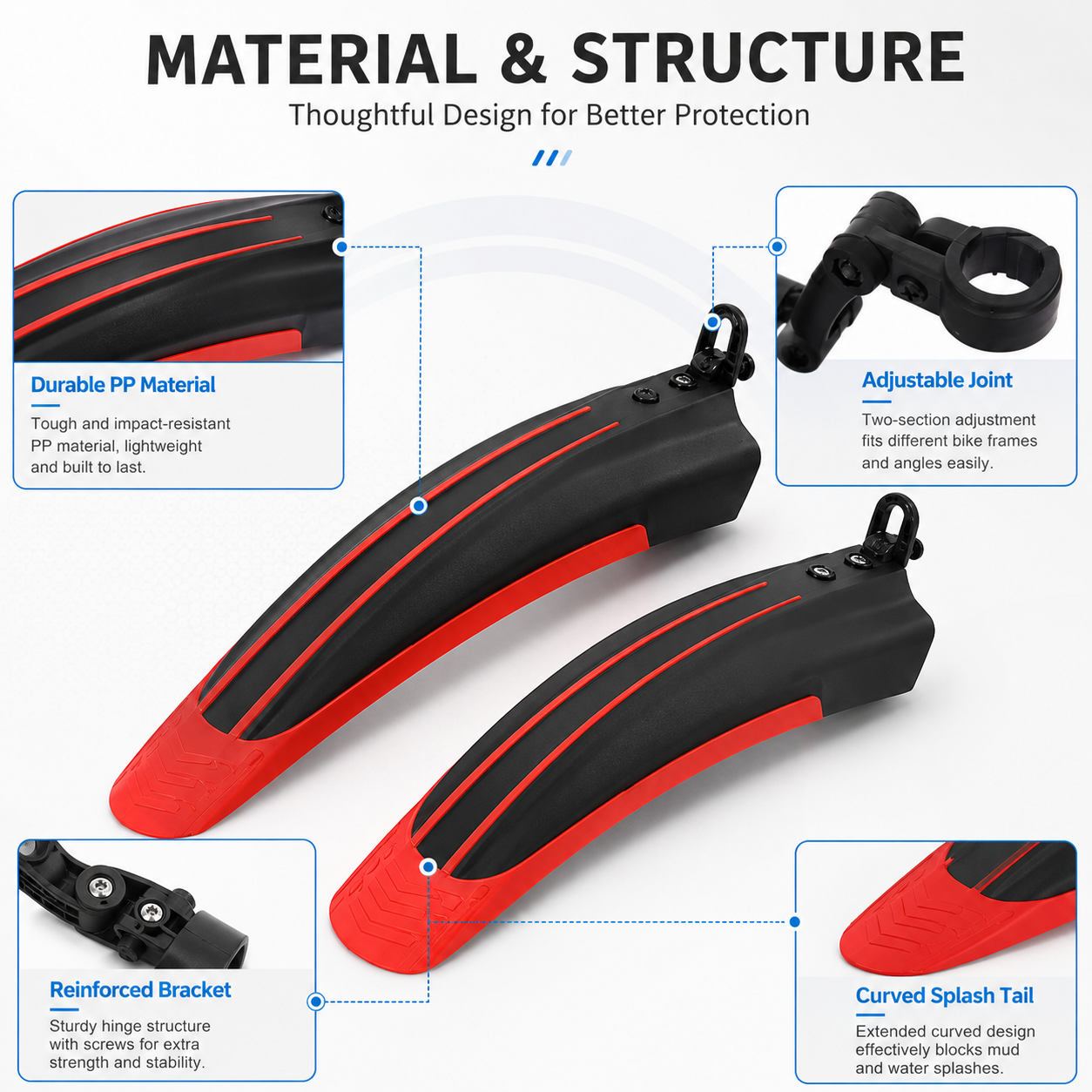 PINMOAP Mtb Road Bike Fender B – Cycling Commute Rain Bewertung und Preis