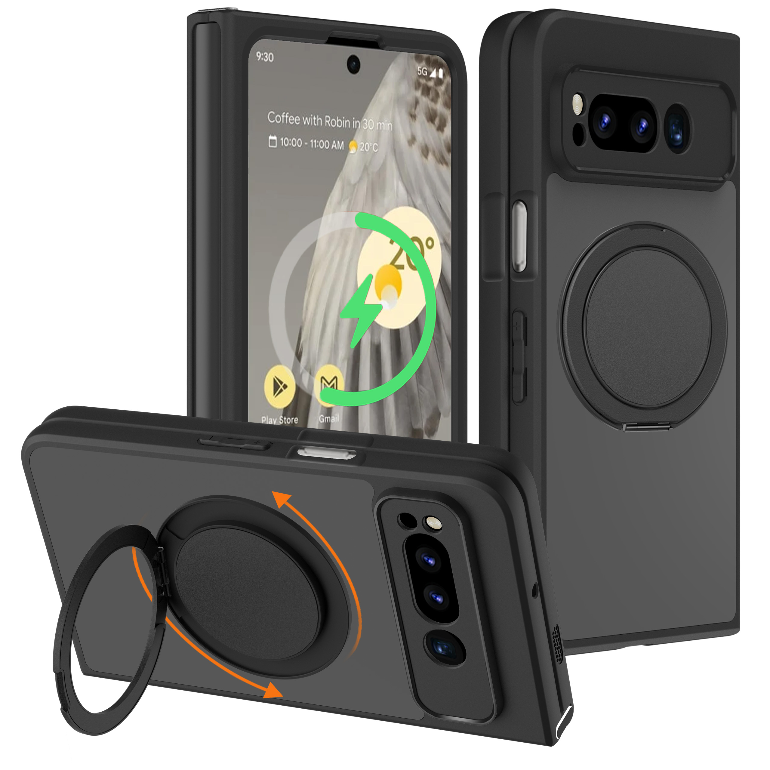 For Google Pixel Fold Case Mag – Kickstand Adjustable Bewertung und Preis