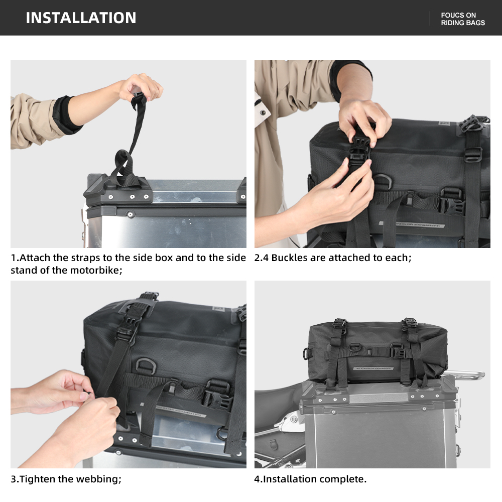 Rhinowalk Motorcycle Box Top P – Panniers Waterproof Rear Bewertung und Preis