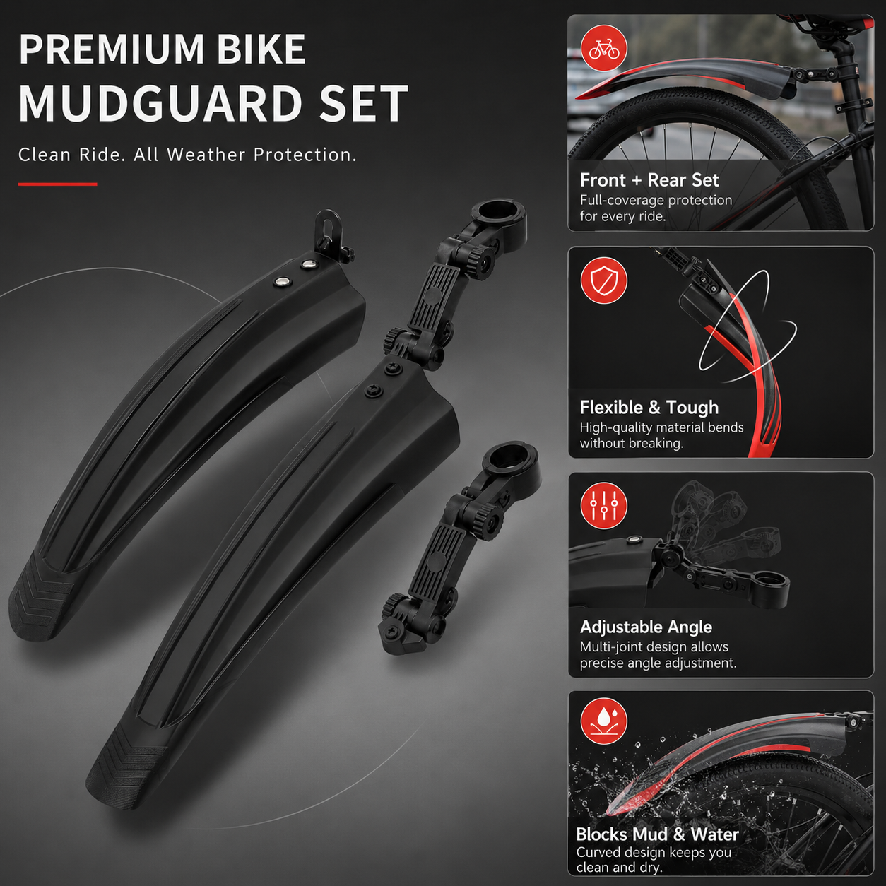 PINMOAP 2PCS Bicycle Fender Se – Fender Mudguard Set Bewertung und Preis