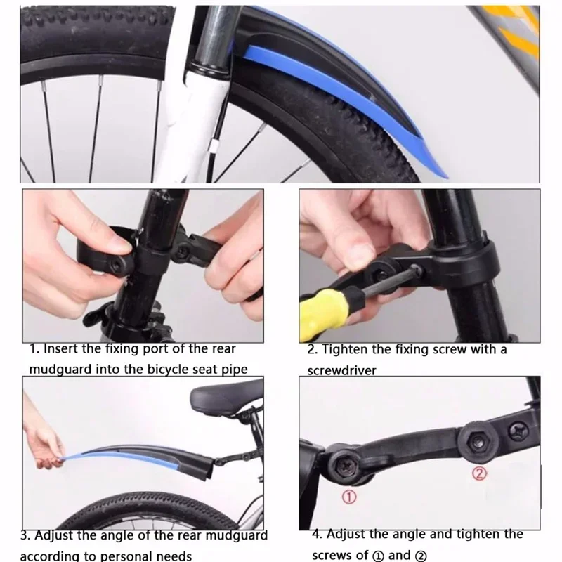 1 Set Bicycle Mudguard Durable – Fender Mudguard Set Bewertung und Preis