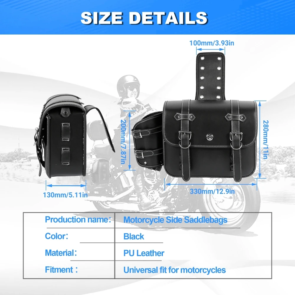 Motorcycle Saddlebags with Cup – Panniers Waterproof Rear Bewertung und Preis