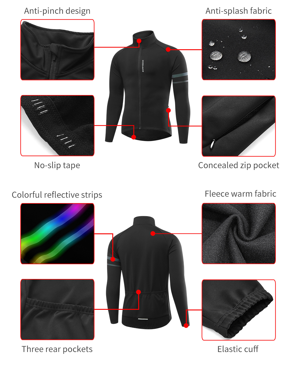 WOSAWE Men'sThermal Winter Cyc – Cycling Commuter Jacket Bewertung und Preis