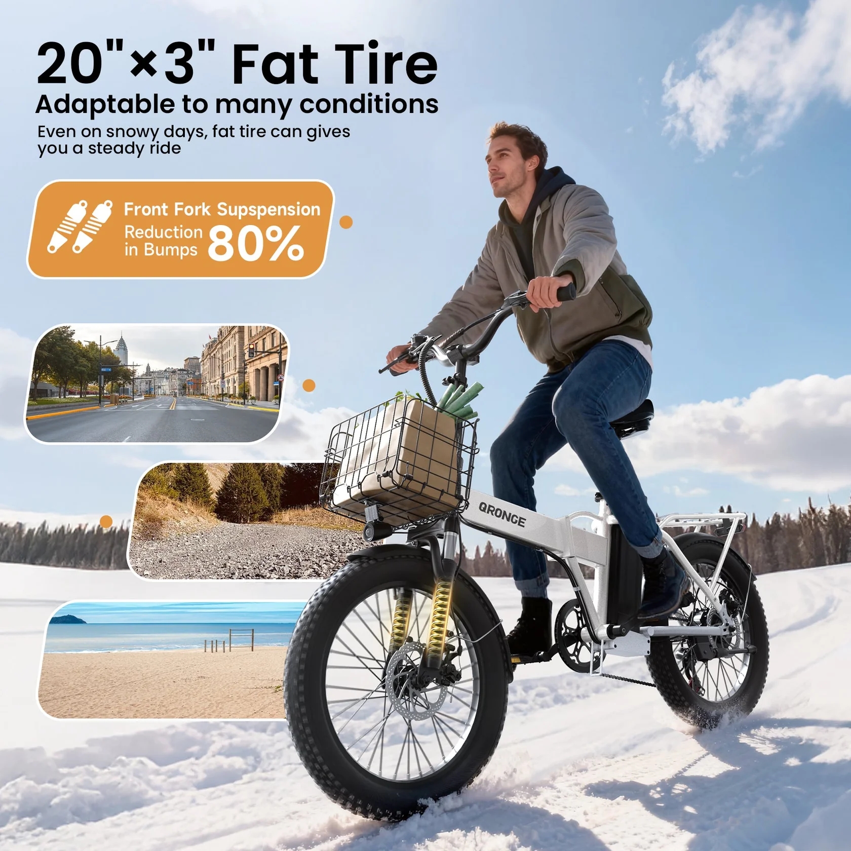 QRONGE Waterfall Folding Elect – Commuting With Bike Bewertung und Preis